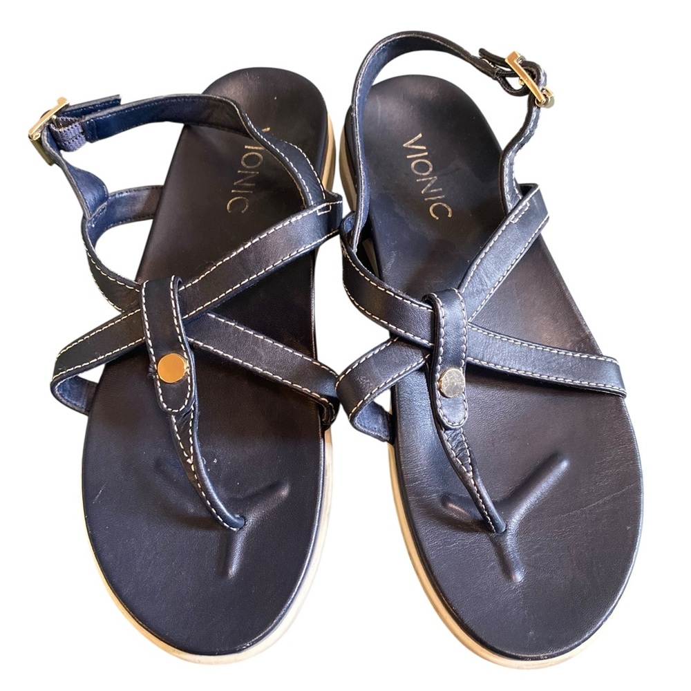Vionic Blue Palm Veranda Sandals 6